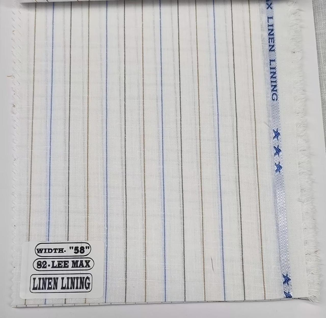 82 LEE MAX LINEN LINING "58"